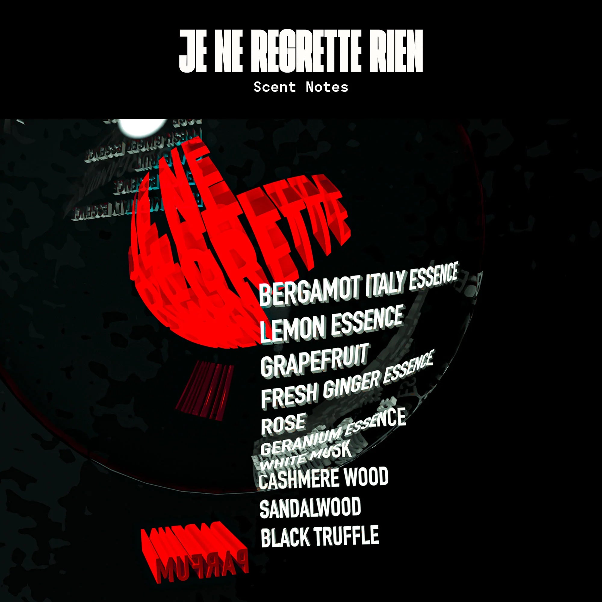 JE NE REGRETTE RIEN